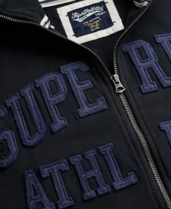 Athletic Essentials Applique Loose Zip Track Top