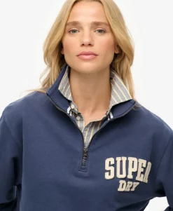 Athletic Essentials Applique Half Zip Sweatshirt