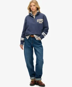 Athletic Essentials Applique Half Zip Sweatshirt