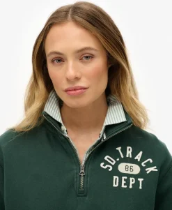 Athletic Essentials Applique Half Zip Sweatshirt
