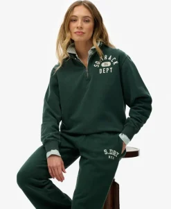 Athletic Essentials Applique Half Zip Sweatshirt