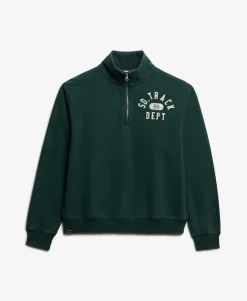 Athletic Essentials Applique Half Zip Sweatshirt