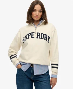 Athletic Essentials Applique Half Zip Sweatshirt