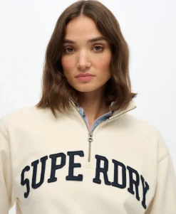 Athletic Essentials Applique Half Zip Sweatshirt