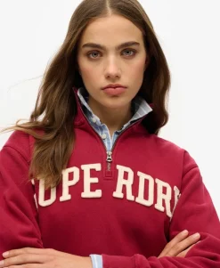 Athletic Essentials Applique Half Zip Sweatshirt