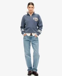Athletic Essentials Applique Half Zip Sweatshirt