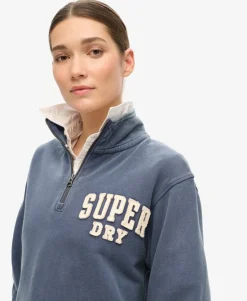 Athletic Essentials Applique Half Zip Sweatshirt