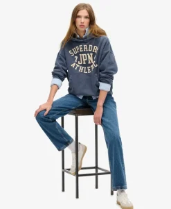 Athletic Essentials Applique Oversized Hoodie