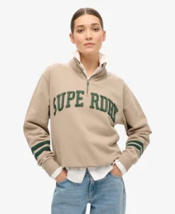 Athletic Essentials Applique Half Zip Sweatshirt