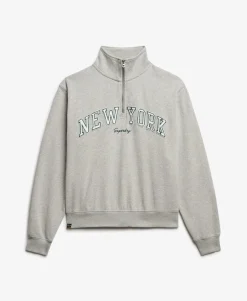 Athletic Essentials Applique Half Zip Sweatshirt
