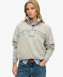 Athletic Essentials Applique Half Zip Sweatshirt