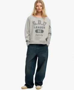 Athletic Essentials Bardot Crew Sweatshirt