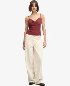 Athletic Essentials Button Down Cami Top