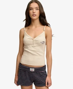 Athletic Essentials Button Down Cami Top