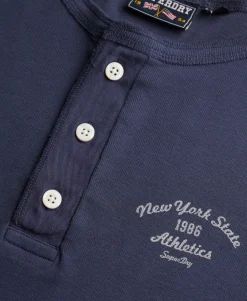 Athletic Essentials Button Down Long Sleeve Top