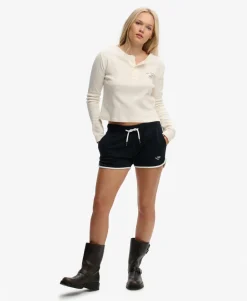 Athletic Essentials Button Down Long Sleeve Top