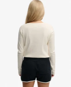 Athletic Essentials Button Down Long Sleeve Top