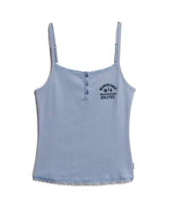 Athletic Essentials Button Down Cami Top