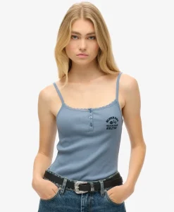 Athletic Essentials Button Down Cami Top