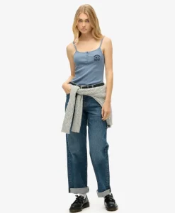 Athletic Essentials Button Down Cami Top