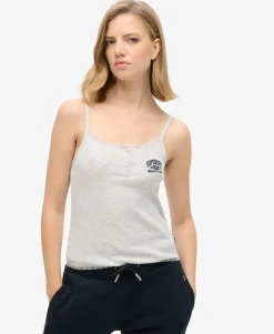 Athletic Essentials Button Down Cami Top