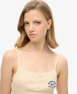 Athletic Essentials Button Down Cami Top