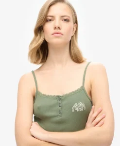 Athletic Essentials Button Down Cami Top