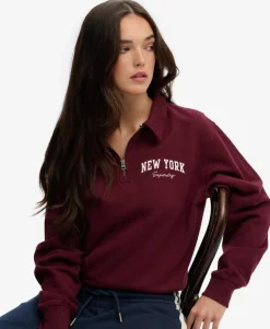Athletic Essentials Collared Half Zip Sweatshirt