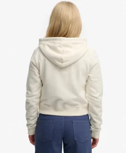 Athletic Essentials Cropped Zip Hoodie