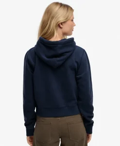 Athletic Essentials Cropped Zip Hoodie