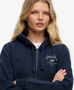 Athletic Essentials Cropped Zip Hoodie