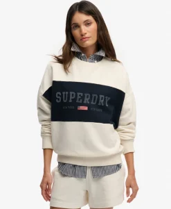 Athletic Essentials Flag Embroidered Sweatshirt