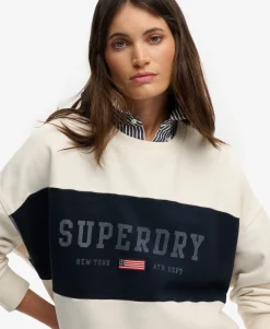 Athletic Essentials Flag Embroidered Sweatshirt
