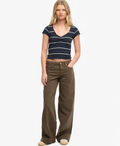 Athletic Essentials Gathered Pattern Top