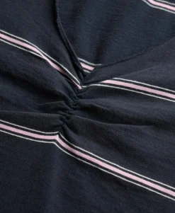 Athletic Essentials Gathered Pattern Top