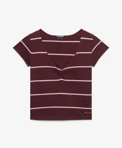 Athletic Essentials Gathered Pattern Top