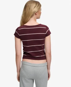 Athletic Essentials Gathered Pattern Top