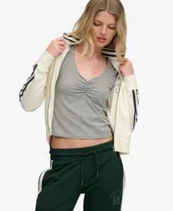 Athletic Essentials Gathered Short Sleeve Top