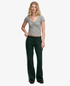 Athletic Essentials Gathered Short Sleeve Top