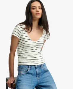 Athletic Essentials Gathered Pattern Top