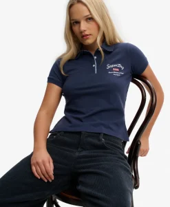 Athletic Essentials Graphic Polo Top