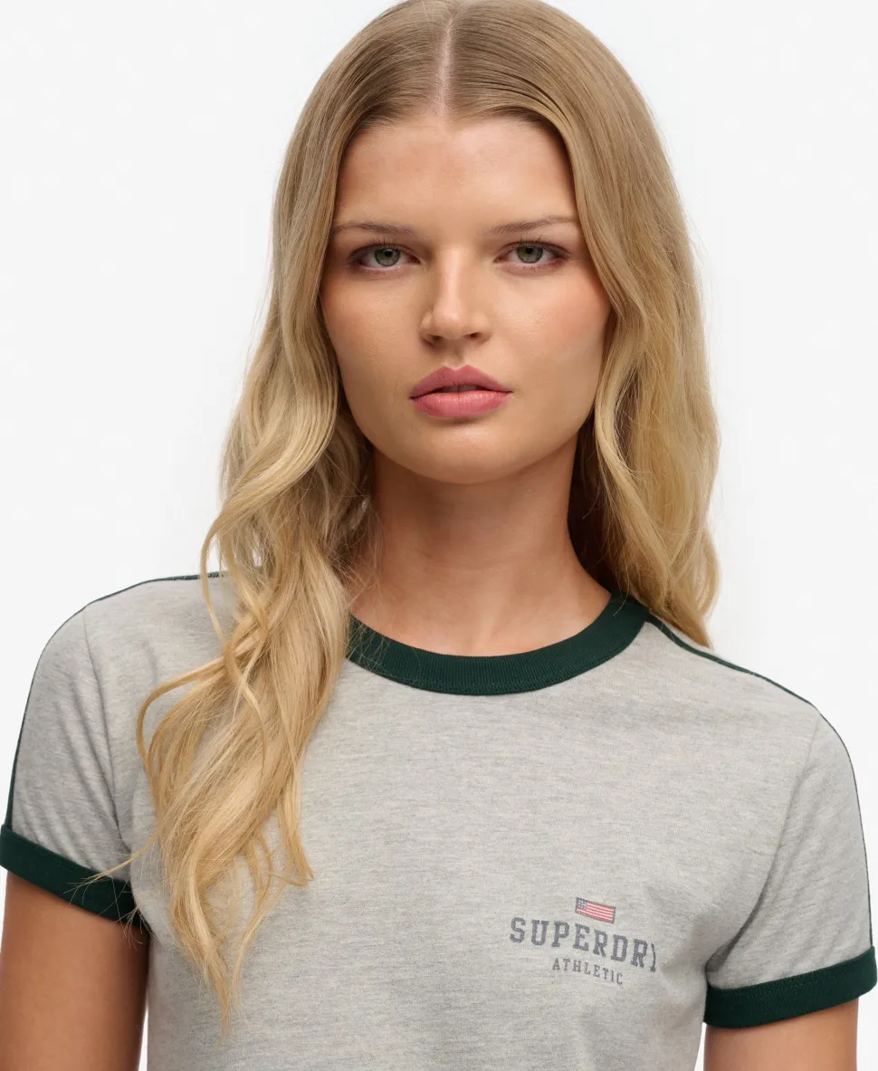 Athletic Essentials Graphic Ringer T-Shirt