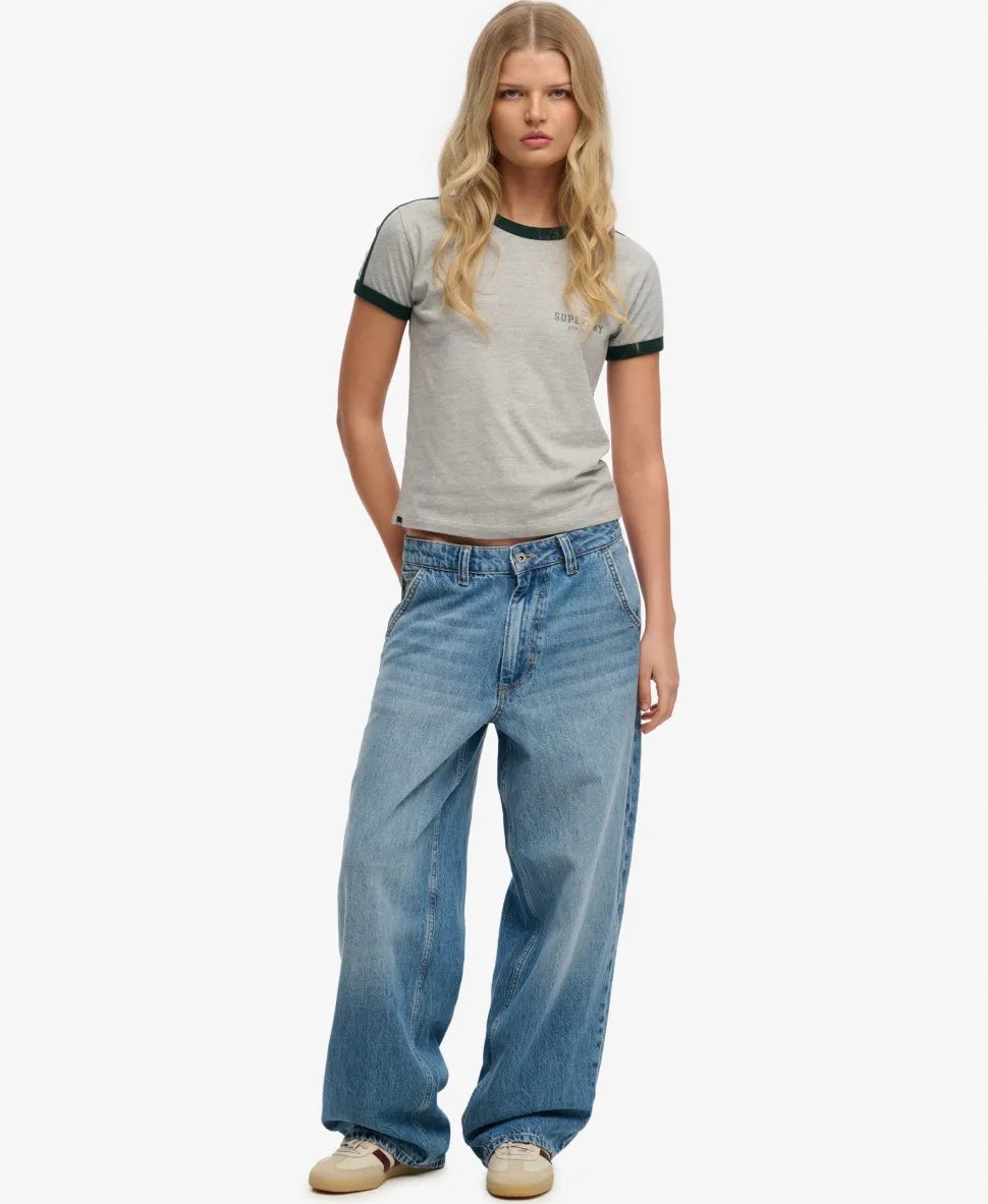 Athletic Essentials Graphic Ringer T-Shirt