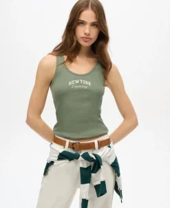 Athletic Essentials Graphic Vest Top