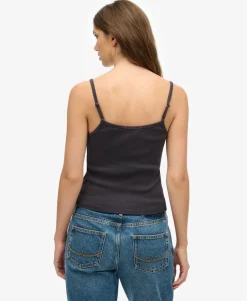 Athletic Essentials Graphic Button Cami Top