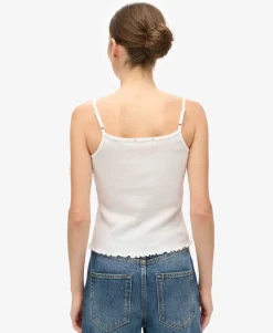 Athletic Essentials Graphic Pointelle Cami Top