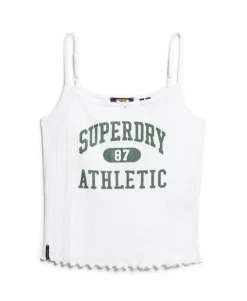 Athletic Essentials Graphic Pointelle Cami Top