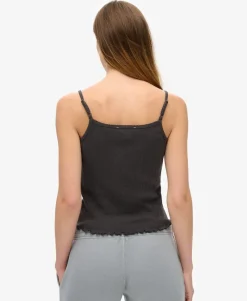 Athletic Essentials Graphic Pointelle Cami Top