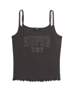 Athletic Essentials Graphic Pointelle Cami Top