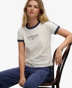 Athletic Essentials Graphic Ringer T-Shirt